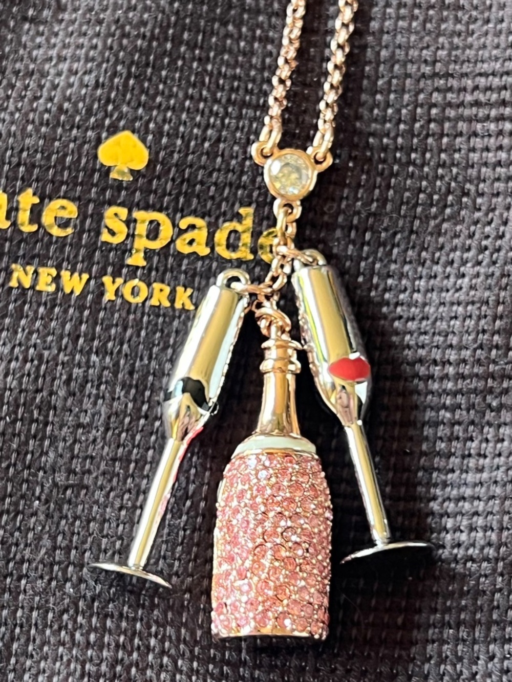 Kate Spade Make Magic Pendant Necklace and Earring Set NWT w/Kate Spade Bag - Picture 8 of 11